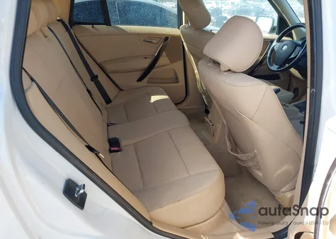 2007 BMW X3 3.0Si z USA, uszkodzony, nr VIN WBXPC93407WF12749